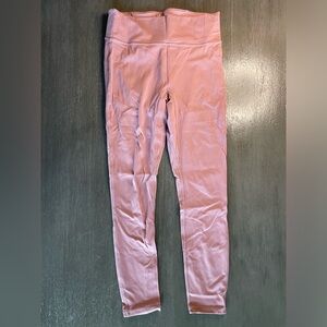 Fabletics Pink Beige Leggings With Back Pockets M
